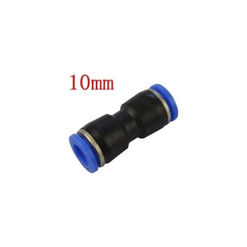 10 pcs PU10 PU Union Straight Air Fitting PU-10 Pneumatic 10MM To 10MM Tube Pipe Hose One Touch Push In Quick Joint Coupler PU10