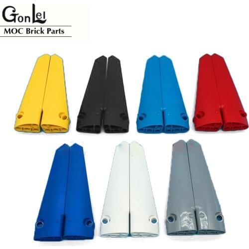 8Pcs/lot High-Tech Panel Fairing #5,#6 Long Smooth MOC Building Blocks Bricks Parts Compatible with 64393 64681 DIY Toys