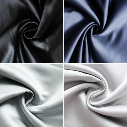 High quality Satin fabric silk cloth 150*100cm DIY for interlining home dress curtain wedding party decoration sewing background