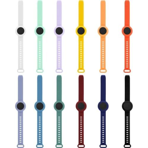 Bracelet for Apple Airtags Case Silicone Ring Band Pet KeyChain for Apple Locator Tracker Kids Anti-lost Device Protective Cover