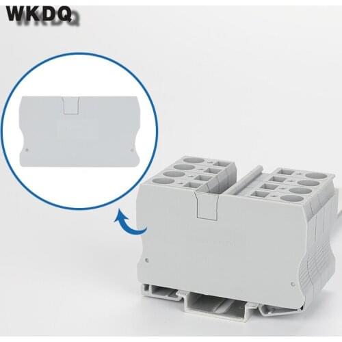 D-ST10 End Cover ST Series Din Rail Terminal Blocks End Cover Plate L71.5/H43/W2.3mm Connector