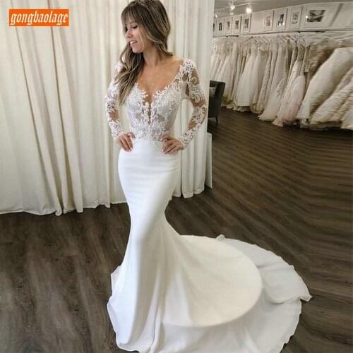 Gongbaolage Mermaid Silhouette Wedding Dresses
