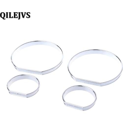 Chrome Gauge Dash Dial Rings Bezel Trim Speedometer AC M-Tech For BMW E46 M M3