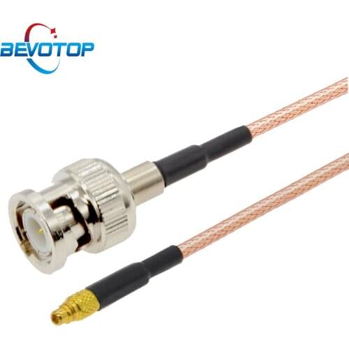 1PCS BNC to MMCX Cable RG316 50 Ohm Pigtail BNC Male to MMCX Male Plug RF Coax Extension Cable Coaxial Jumper Cord