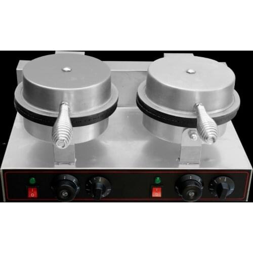 Commercial Ice Cream Cone Machine Electric Waffle Maker Dual Baker 110V / 220V High quality NE