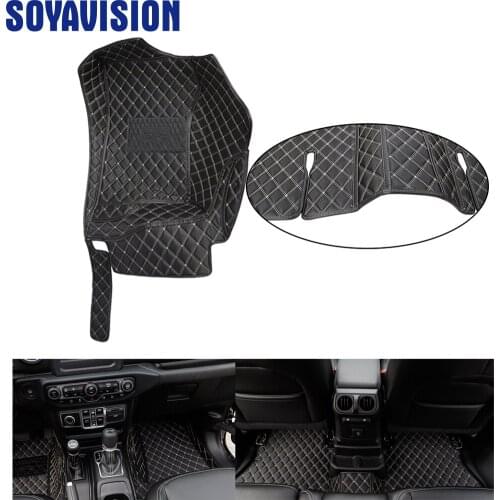 Floor Mats for Jeep Wrangler JL 2018 4 Doors Foot Pad for Jeep Wrangler jl Car Accessories