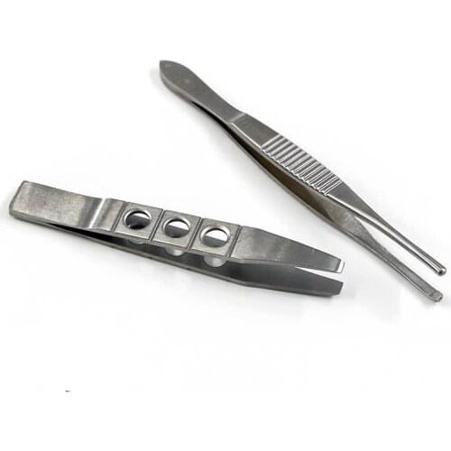 Round/flat head eyelash tweezers 9CM/7.5CM Eyebrow forceps Eyebrow shaping Pulling eyelashes Hair High Quality