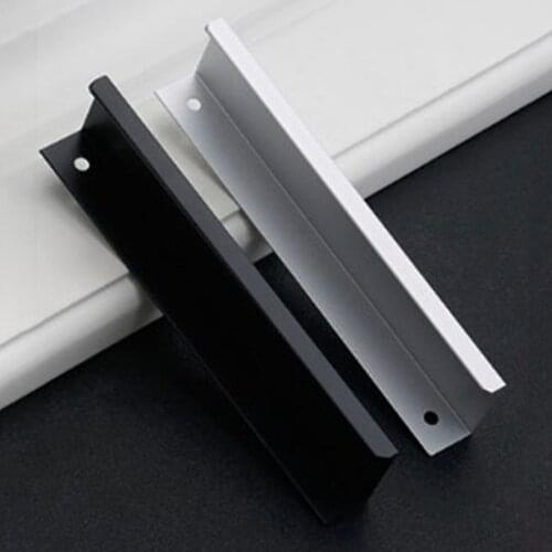 Fashion Cabinet Handles Aluminum Alloy Kitchen Handles Cupboard Pulls Drawer Knobs Furniture Room Door Hardware