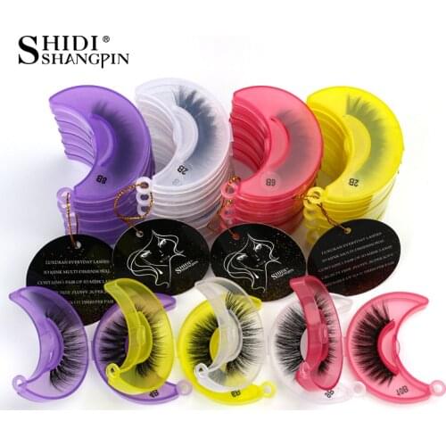 10/50/100 Pairs 3D Mink Eyelashes Makeup Kit Natural Long False Eyelashes Lashes Extension HandMade Fake Eyelash Wholesale