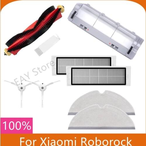 For Xiaomi roborock S50 s51 S6 S5 Max robot vacuum cleaner accessory kit detachable main brush side brush mop filter accessory