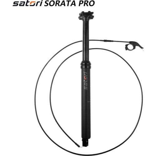 Satori height adjustable seatpost dropper 150mm travel 30.9/31.6mm*460mm internal cable wire remote control bicycle Air seat