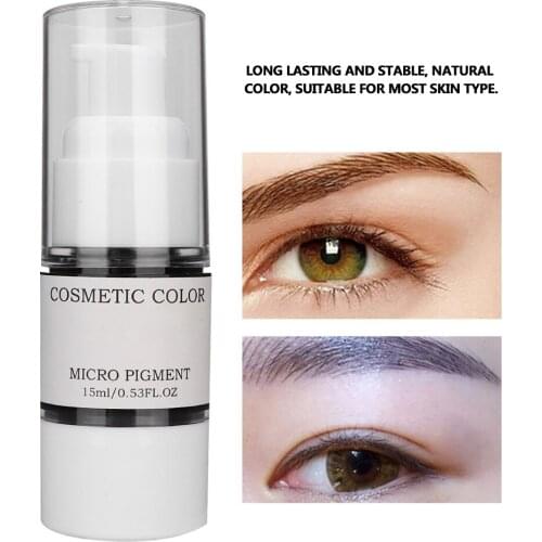 Professional Plant Extracts Microblading Safe Long Lasting Lip Eyebrow Tattoo Pigment Ink Makeup Pigment Coloring Beauty Tool