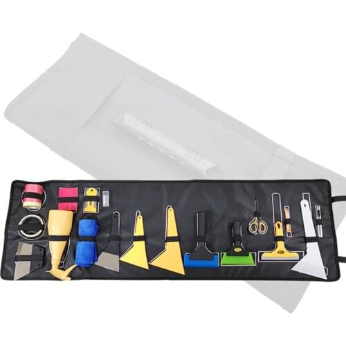 Professional Window Tinting Tool Kit Car Wrapping Installation Tools Kit Vinyl Wrap Bag Squeegee set KDL-14