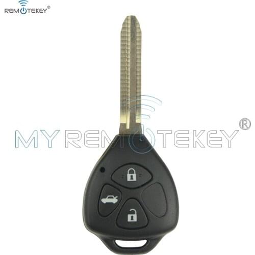 Remtekey DENSO HYQ12BBY Remote car key TOY43 blade 3 button 434mhz no chip for Toyota Camry Corolla 2006 2007 2008 2009 2010
