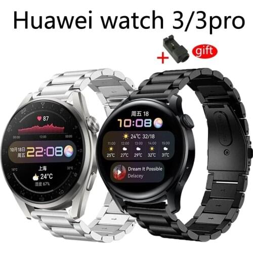 Metal Strap For Huawei Watch 3 watch GT 2 Pro Smart watch Band Bracelet Stainless steel Straps For huawei watch 3 pro Wristband