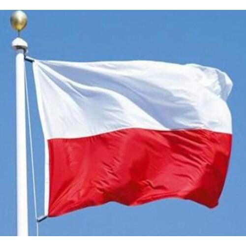 The Republic of Poland Flag Polish Flags White Red EU Indoor Outdoor 90*150cm Poland Flags Home Decor Rzeczpospolita Polska