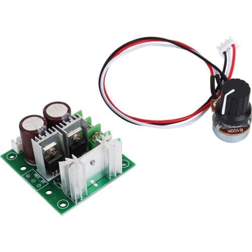 1 pcs DC 12V-40V Adjustable PWM Motor Speed Controller Regulator 400W CCMHCW 8A Reversing Switch Module
