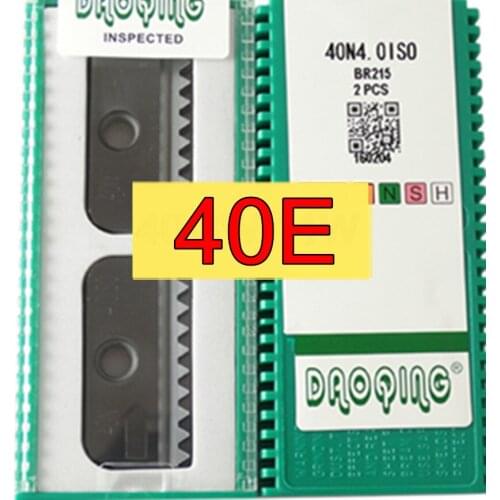 40E 1.5 2.0 3.0 4.0 5.0 6.0 ISO BR215 2pcs/set Threaded Milling insert Processing: stainless steel. Alloy steel. Etc
