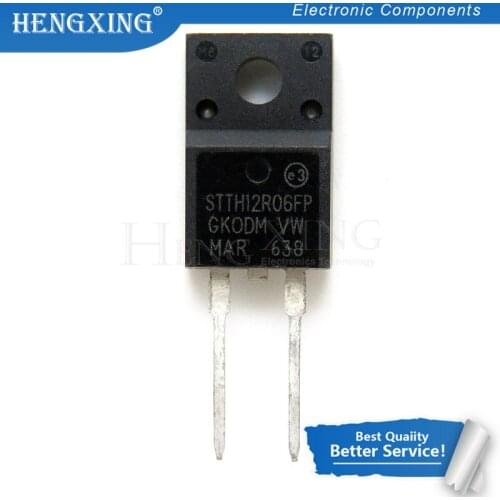 5pcs/lot STTH12R06FP STTH12R06 TO-220F 12A 600V In Stock
