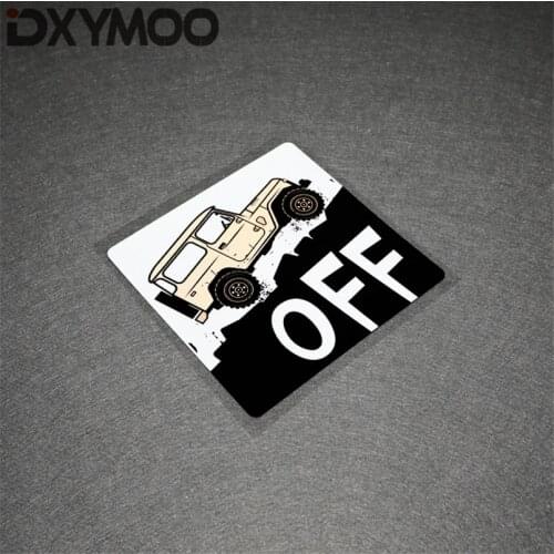 Car Styling and Decals Creative Modified Motorbike Auto Window OFF ROAD 4X4 Sticker Bumpers 14cm
