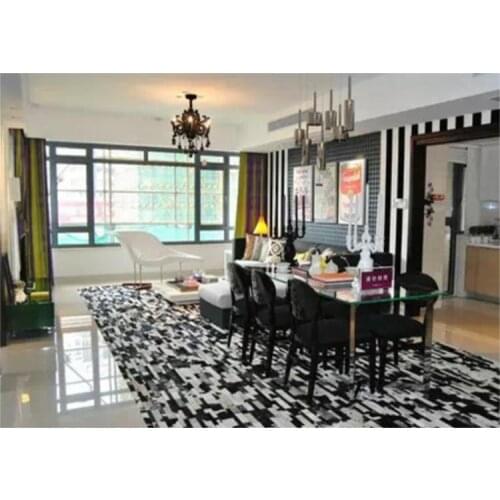Free express delivery 1 piece 100% natural cowhide leather carpet grass price