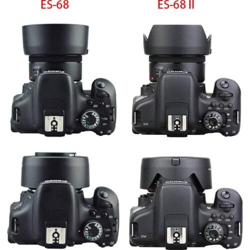 2016 New ES68 Camera Lens Hood ES-68 Bayonet Mount 49mm Filter Diameter for Canon EF 50mm f/1.8 STM Lens