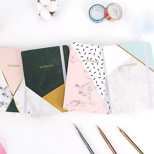 1PCS Creative Marble A5 A7 Notebook Student Cute Pocket Notepad Lined Paper Portable Diary Office Supplies For School Stationery