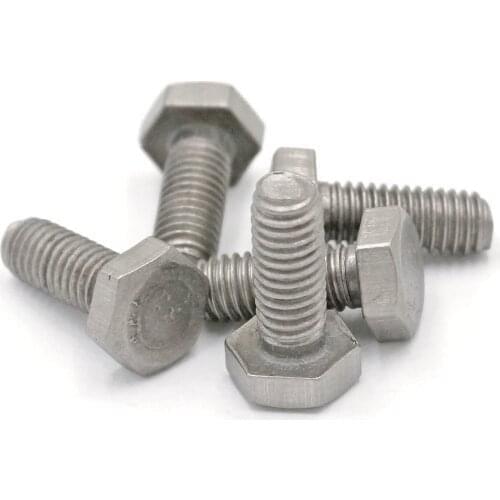LOT 10 M10x1.5 Variety of Thread Length TA2 GR2 Ti Titanium Hex Head Screw Bolts Anti Acid Corrosion