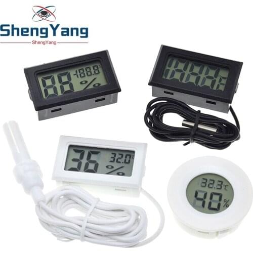 Mini LCD Digital Thermometer Hygrometer Temperature Indoor Convenient Temperature Sensor Humidity Meter Gauge Instruments