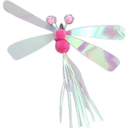 Legendog Cat Wand Refill Fun Colorful Plush Teaser Replacement Kitten Refill Attachment Cat Teaser Replacement Interactive Toys