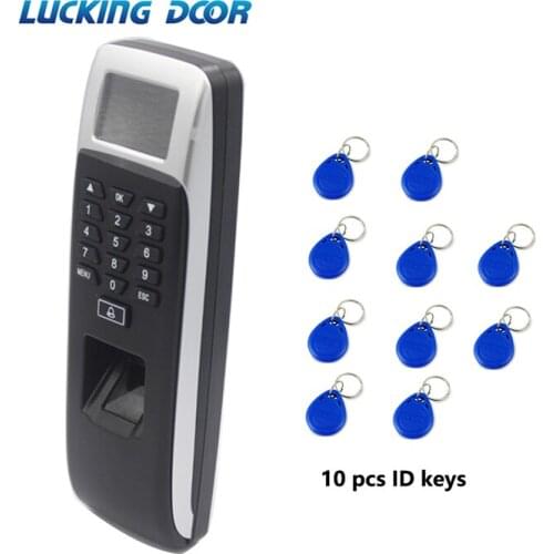 LUCKING DOOR Fingerprint Access Control Employee Time Attendance Access Control RFID Biometric Access TCP/IP USB port 3000 User
