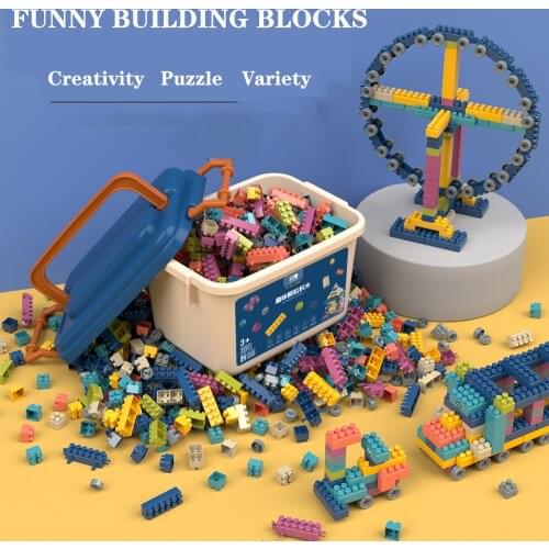 Small Particle Cube Building Blocks Construction Stickers Set Assembled Model Cognition Snowflake Insert Boxed Kids Toy Gifts
