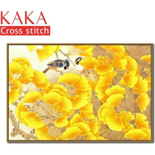 Cross stitch kits,Embroidery needlework sets with printed pattern,11CT-canvas for Home Decor Painting,Animals Full NCKA056
