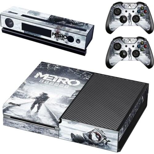 Metro Exodus Skin Sticker Decal Full Cover For Xbox One Console & Kinect & 2 Controllers For Xbox One Skins Stickers Vinyl