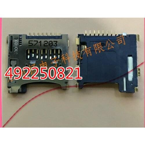 NEW 10pieces 492250821 49225-0821 49225 0821 Micro SD connector