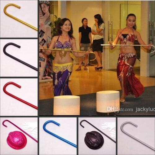New arrival Adults Jazz Dance Crutches Belly Dance Walking Stick Cane Performances Props many color in stock