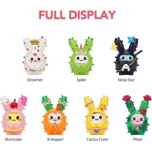 Original Tokidoki Cactus Bunny Blind Box Cute Animal Rabbit Doll Toy Valentines Day Girl Gift