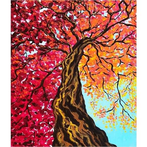 Autumn Trees Diamond Painting Round Full Drill Nouveaute DIY Mosaic Embroidery 5D Cross Stitch Home Decor Gifts