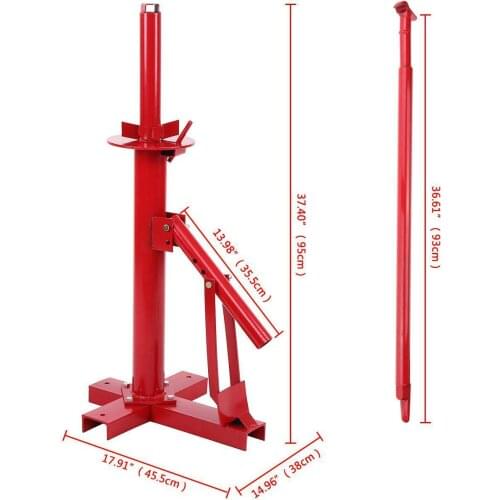 Samger Tire Changer Manual Operation Tire Changing Mach For Car Truck Van Camper Caravan Tire Dismantling Machine Vacuum Red