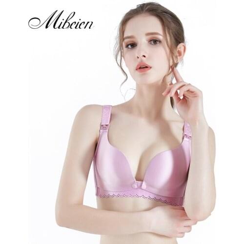 Top female Nursing plus size bra Adjustable large cup without steel support Comfortably gather lingerie femme big size push up b