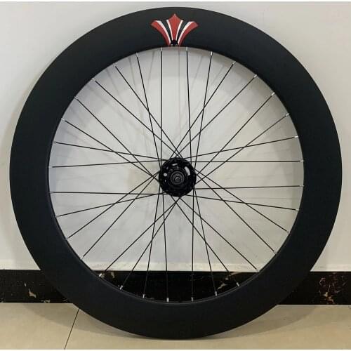Track Fixie Bike Flip-flop Wheel Rim Hight 70mm Front Rear 32H Hub Single Speed Bicycle Wheelset Fixed Gear Aluminum Alloy