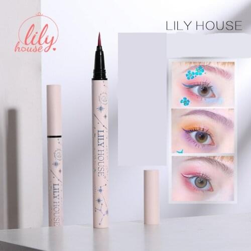 Ultra fine Eyeliner 2020 New Fashion Graffiti Starry Sky Color Eyeliner Water Proof Sweat Proof Eyeliner 1PCS