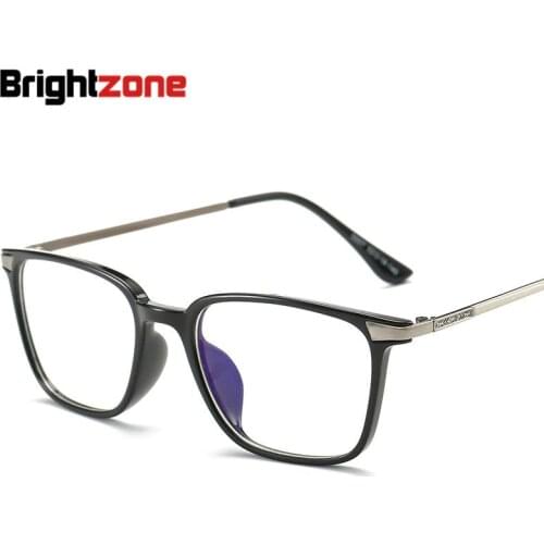 Retro Vintage Anti-blue Rays Blue Light Filter TR90 Plain Eyeglasses Clear Plano Computer Eye Glasses Men gafas oculos de grau