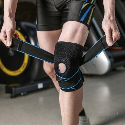 X5QF 1Pc Joint Pain Arthritis Relief Running Fitness Elastic Brace Knee Pads Outdoor