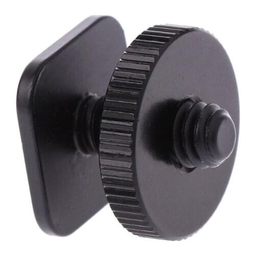 1/4'' Single Layer Tripod Mount Screw to Studio Flash Hot Shoe Adaptor For NKON