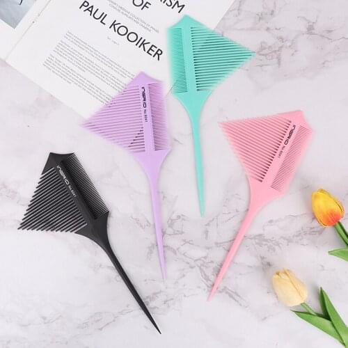 1 Pc Hair Dyeing Highlighting Brush Barber Styling Flexible Tail Hair Cutting Comb