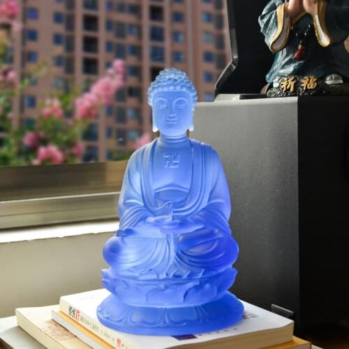 21CM tall # Greco-Buddhist HOME Temple Talisman efficacious family Protection # Nepal, Tibet, the Medicine Buddha statue