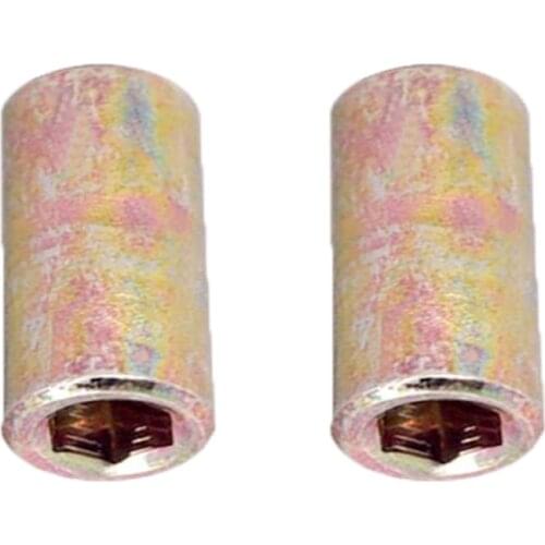 2x Electric Guitar Bass Truss Rod Buckle Connect Adjust Cap Connector 9mm