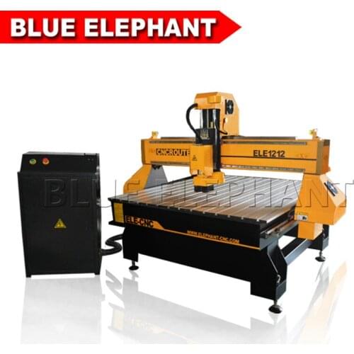 3D cnc wood carving machine CNC Router 1212 4 Axis 1.5KW VFD water cooled spindle, cnc 3d stone engraving milling machine