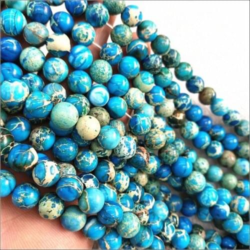48pcs Nature Imperial Jaspperrs Round Ball with top quality of DIY womens bracelet making size 8mm many colors available